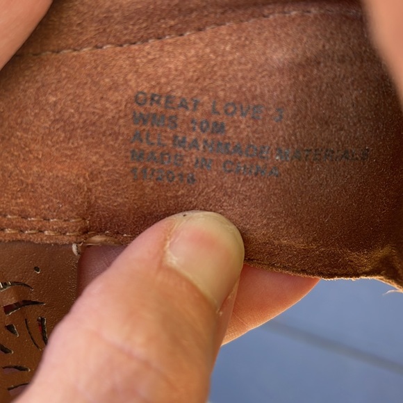 KENNETH COLE REACTION Great Love 3 faux leather sandals size 10 - Picture 10 of 10